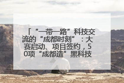 “一带一路”科技交流的“成都时刻”：大赛启动、项目签约，50项“成都造”黑科技吸引多国客商