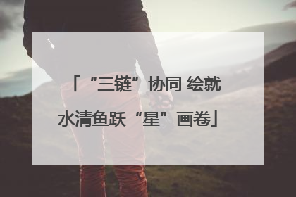“三链”协同 绘就水清鱼跃“星”画卷