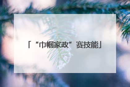 “巾帼家政”赛技能