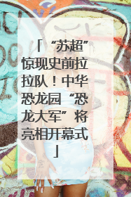 “苏超”惊现史前拉拉队！中华恐龙园“恐龙大军”将亮相开幕式