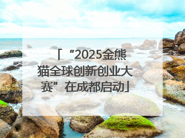 “2025金熊猫全球创新创业大赛”在成都启动