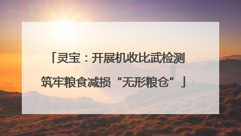 灵宝：开展机收比武检测 筑牢粮食减损“无形粮仓”