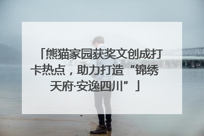 熊猫家园获奖文创成打卡热点，助力打造“锦绣天府·安逸四川”