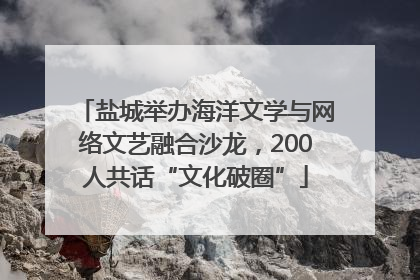盐城举办海洋文学与网络文艺融合沙龙，200人共话“文化破圈”