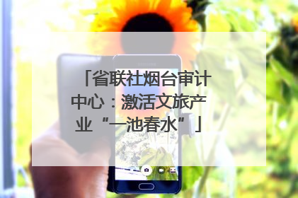 省联社烟台审计中心：激活文旅产业“一池春水”