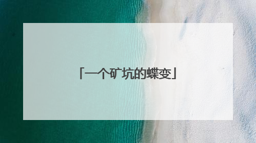 一个矿坑的蝶变