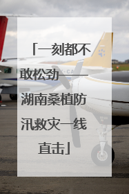 一刻都不敢松劲——湖南桑植防汛救灾一线直击