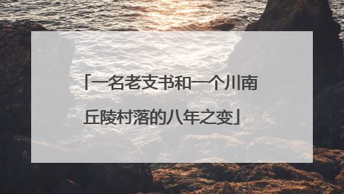 一名老支书和一个川南丘陵村落的八年之变