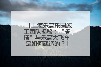 上海乐高乐园施工团队揭秘：“搭搭”与乐高大飞车是如何建造的？