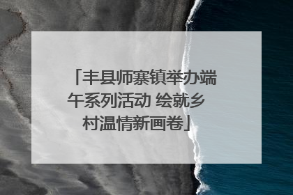 丰县师寨镇举办端午系列活动 绘就乡村温情新画卷