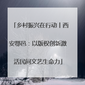 乡村振兴在行动丨西安鄠邑：以版权创新激活民间文艺生命力