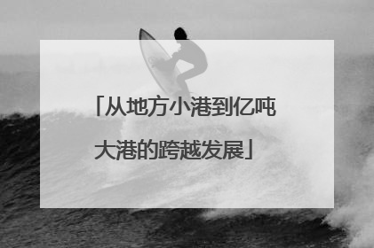 从地方小港到亿吨大港的跨越发展
