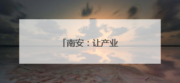 南安：让产业高地链接全球