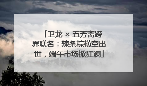 卫龙 × 五芳斋跨界联名：辣条粽横空出世，端午市场掀狂澜