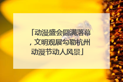 动漫盛会圆满落幕，文明观展勾勒杭州动漫节动人风景
