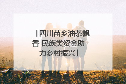 四川苗乡油茶飘香 民族类资金助力乡村振兴