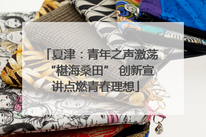 夏津：青年之声激荡“椹海桑田” 创新宣讲点燃青春理想
