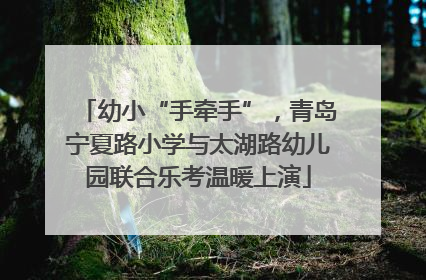 幼小“手牵手”，青岛宁夏路小学与太湖路幼儿园联合乐考温暖上演