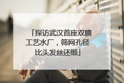 探访武汉首座双膜工艺水厂，筛网孔径比头发丝还细