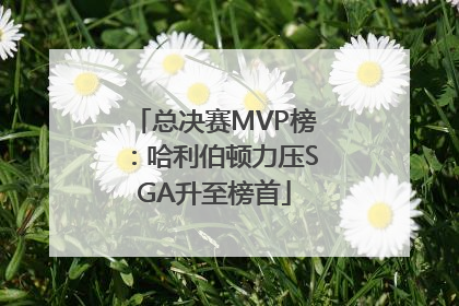 总决赛MVP榜：哈利伯顿力压SGA升至榜首