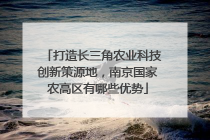 打造长三角农业科技创新策源地，南京国家农高区有哪些优势
