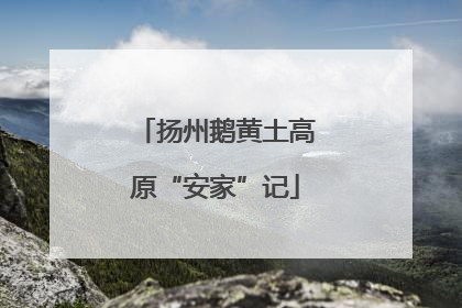 扬州鹅黄土高原“安家”记