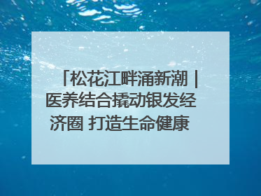 松花江畔涌新潮｜医养结合撬动银发经济圈 打造生命健康产业新样本