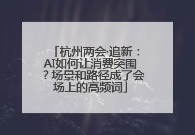 杭州两会·追新：AI如何让消费突围？场景和路径成了会场上的高频词