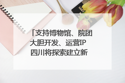 支持博物馆、院团大胆开发、运营IP 四川将探索建立新的收入分配激励机制｜新闻发布最前线