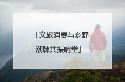 文旅消费与乡野潮牌共振响堂