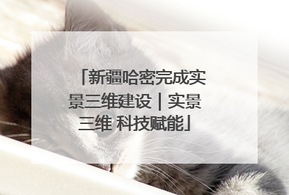 新疆哈密完成实景三维建设｜实景三维 科技赋能