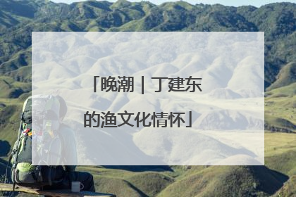 晚潮｜丁建东的渔文化情怀