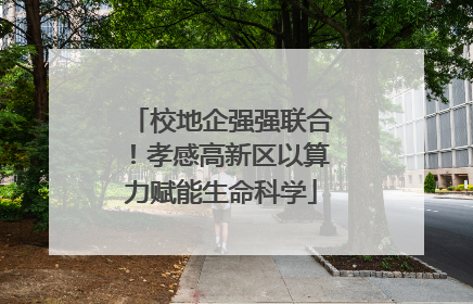 校地企强强联合！孝感高新区以算力赋能生命科学