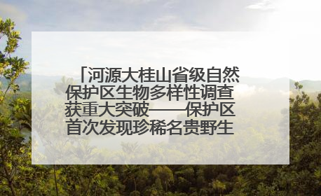 河源大桂山省级自然保护区生物多样性调查获重大突破——保护区首次发现珍稀名贵野生干巴菌与钝尾两头蛇