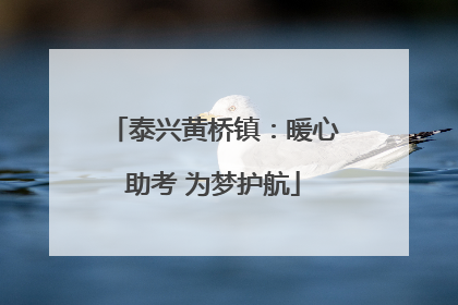 泰兴黄桥镇：暖心助考 为梦护航