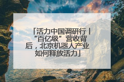 活力中国调研行丨 “百亿级”营收背后，北京机器人产业如何释放活力