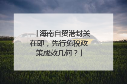 海南自贸港封关在即，先行免税政策成效几何？