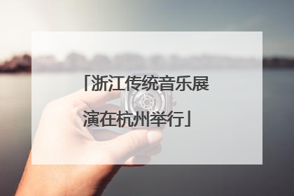 浙江传统音乐展演在杭州举行