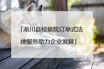 淅川县检察院订单式法律服务助力企业发展