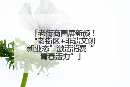 老街商圈展新颜！“老街区+非遗文创新业态”激活消费“青春活力”