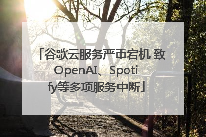 谷歌云服务严重宕机 致OpenAI、Spotify等多项服务中断