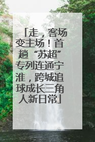 走，客场变主场！首趟“苏超”专列连通宁淮，跨城追球成长三角人新日常
