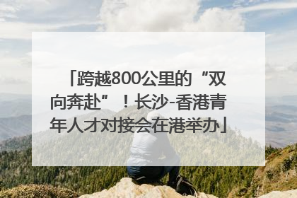 跨越800公里的“双向奔赴”！长沙-香港青年人才对接会在港举办