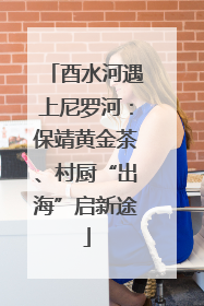 酉水河遇上尼罗河：保靖黄金茶、村厨“出海”启新途