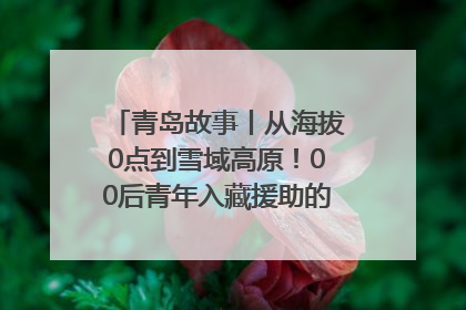 青岛故事丨从海拔0点到雪域高原！00后青年入藏援助的400多个日夜