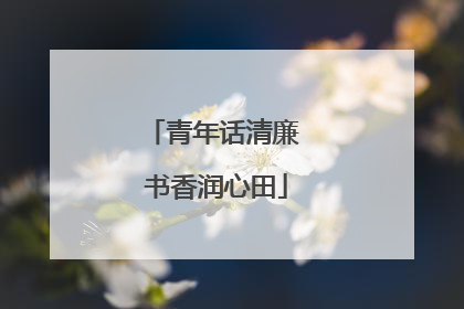 青年话清廉 书香润心田