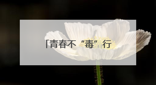 青春不“毒”行 淄博市“6.26”国际禁毒日主题宣传活动举行