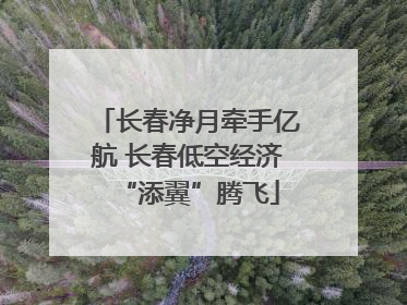 长春净月牵手亿航 长春低空经济“添翼”腾飞
