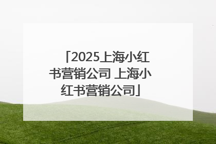 2025上海小红书营销公司 上海小红书营销公司