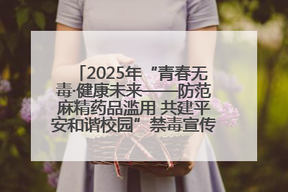 2025年“青春无毒·健康未来——防范麻精药品滥用 共建平安和谐校园”禁毒宣传专题活动在咸宁举行